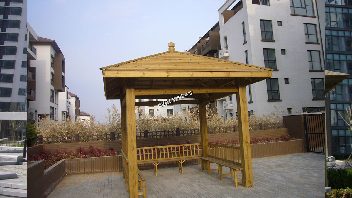防腐木-涼亭